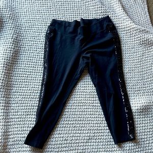 Sequence side stripe stretch pants